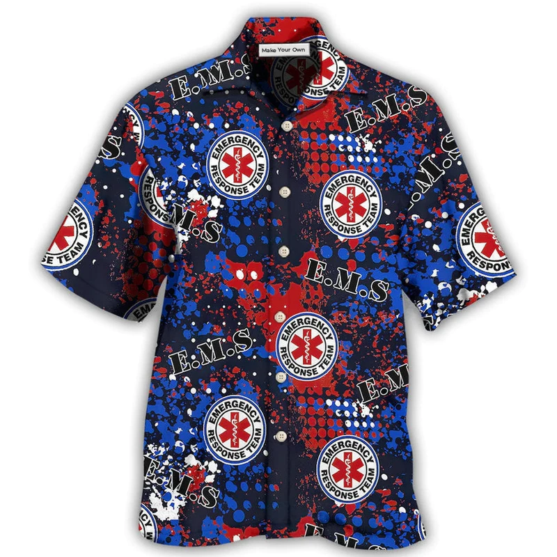 Police Military Fire And Nurses - Hawaiian Shirt