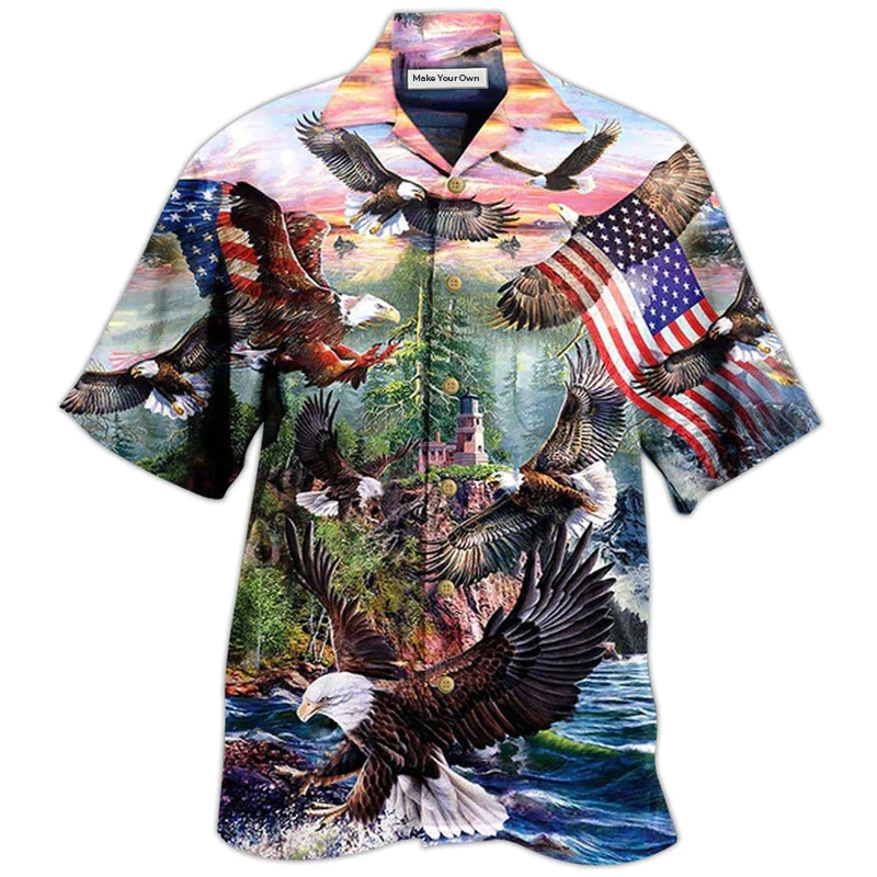 America Eagle Spirit Of America - Hawaiian Shirt