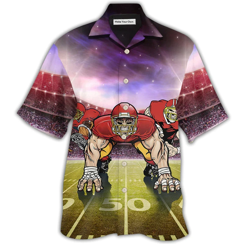 American Football Mysterious Sky Cool Style - Hawaiian Shirt
