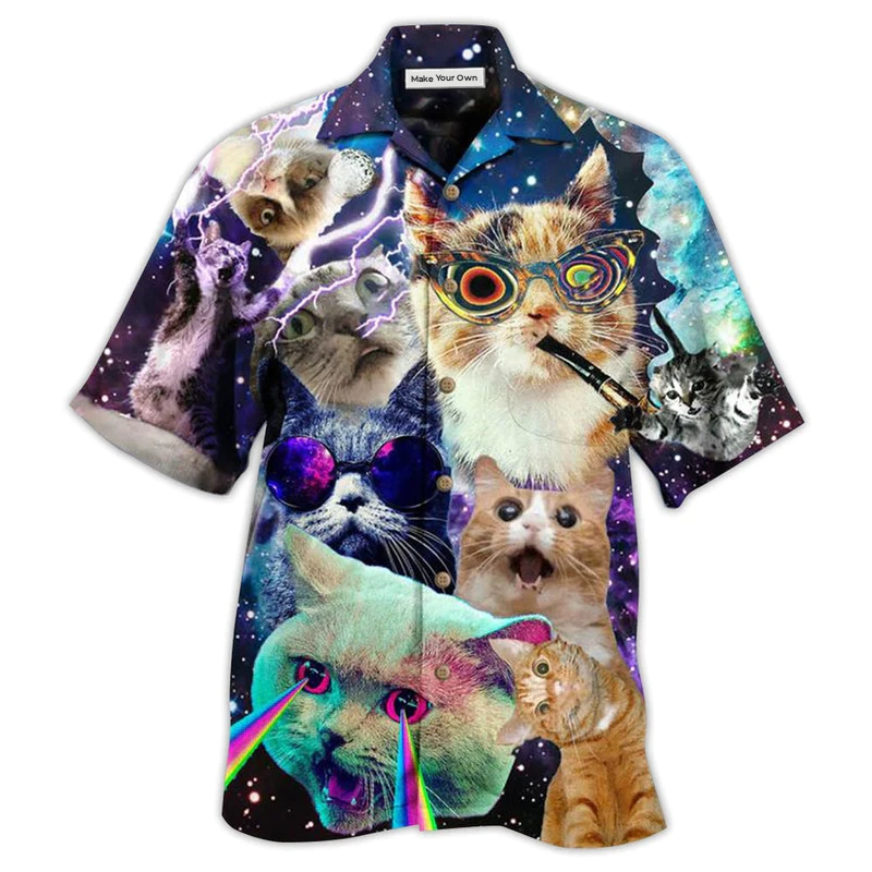 Cat The Battle Flying Cat - Hawaiian Shirt