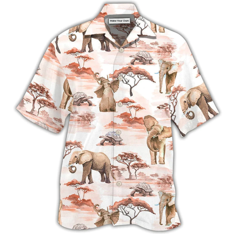 Elephant Cute Elephant Africa - Hawaiian Shirt