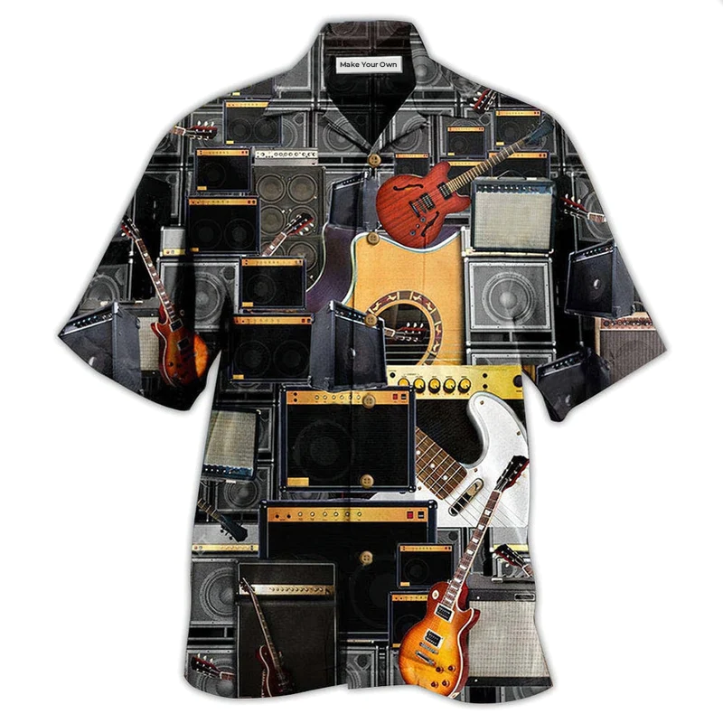 Music Control A Big Amplifier As Control An Elephant - Hawaiian Shirt