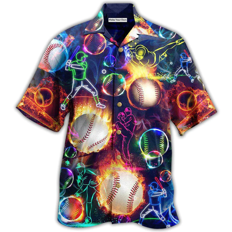 Baseball The Others Chase My Ball Funny Fire - Hawaiian Shirt