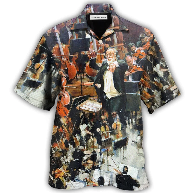 Orchestra So Excited Music Lover - Hawaiian Shirt