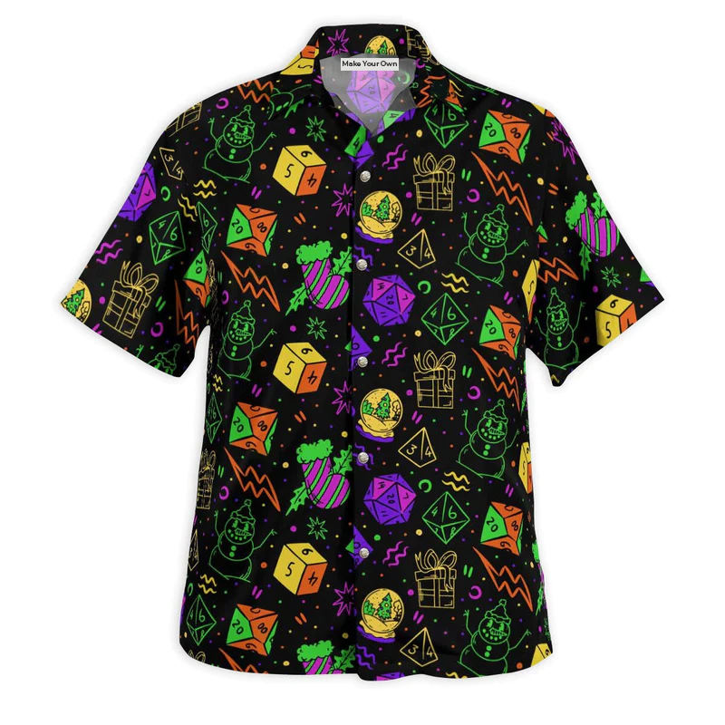 DnD Christmas DnD Dice Set - Hawaiian Shirt