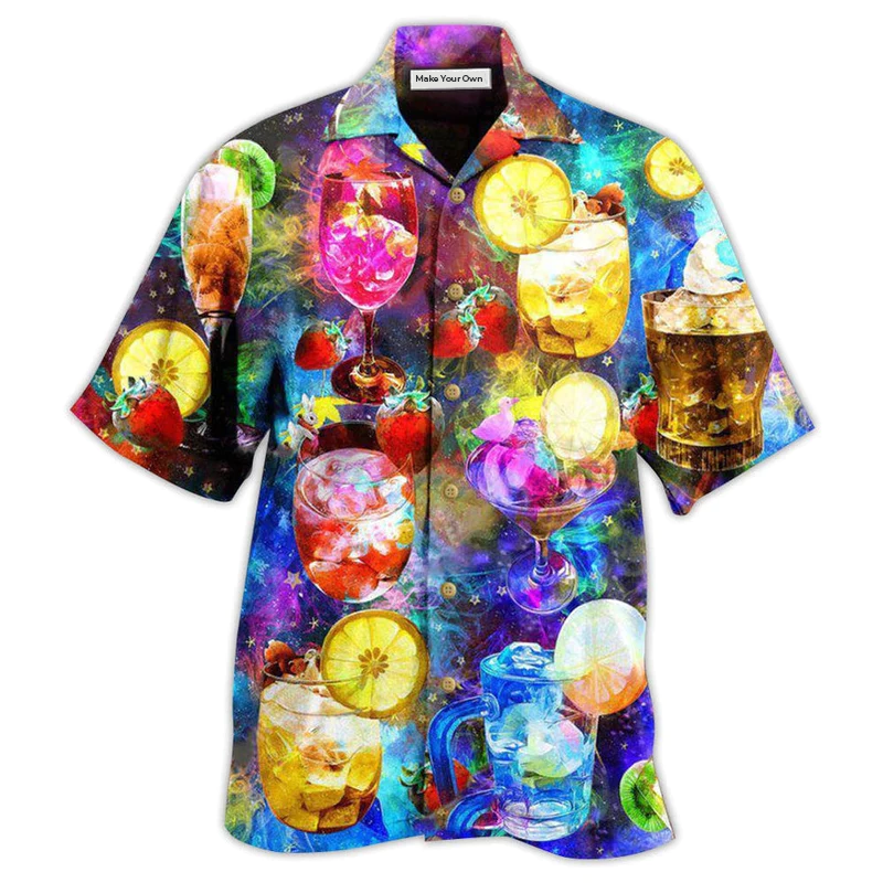 Cocktail Life Is A Crazy Mixture Of Cocktail - Hawaiian Shirt