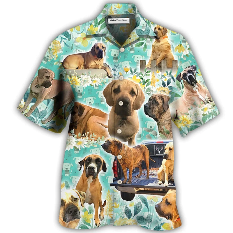 Dog Love Dog Floral - Hawaiian Shirt