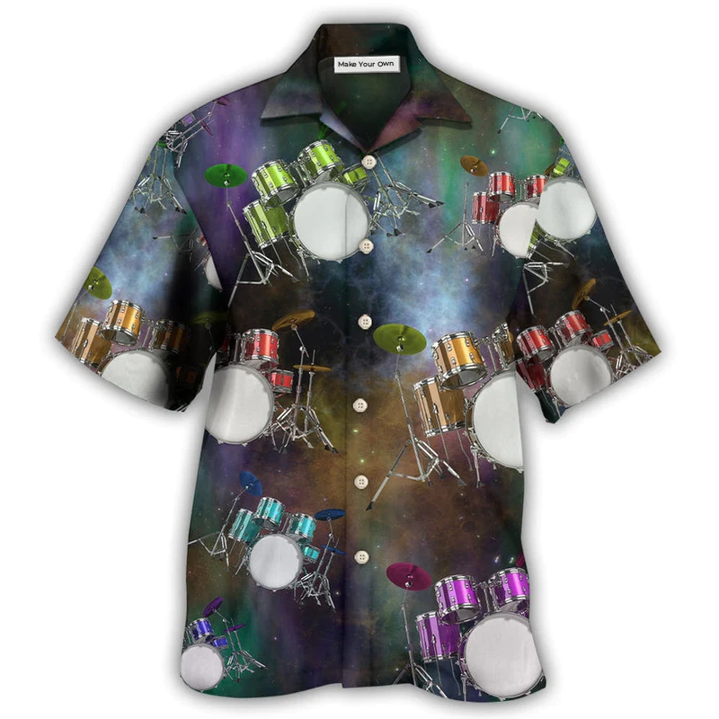 Drum Amazing Drums Galaxy Style - Hawaiian Shirt