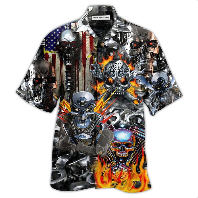 Skull Don't Fix Me Skull - Hawaiian Shirt