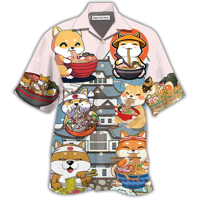 Cat Ramen Lovely Style - Hawaiian Shirt