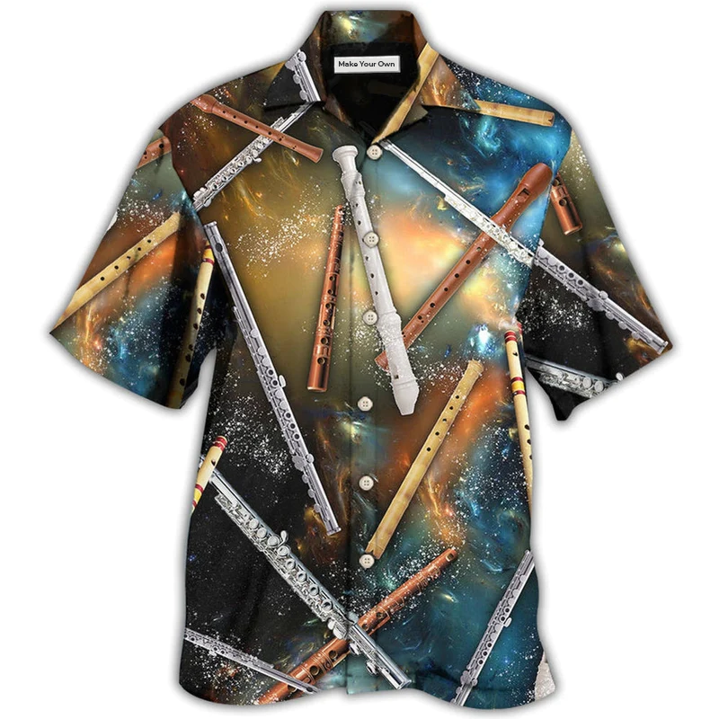 Flute Mysterious Galaxy - Hawaiian Shirt