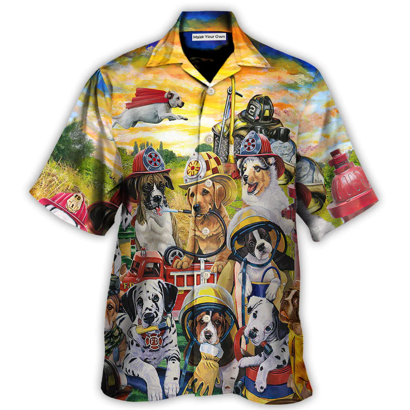 Dog Rescue Hero Helpers Rescued Is My Favorite Breed - Hawaiian Shirt
