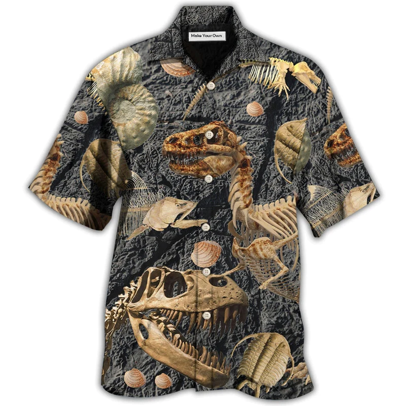 Dinosaur Fossils Collection - Hawaiian Shirt