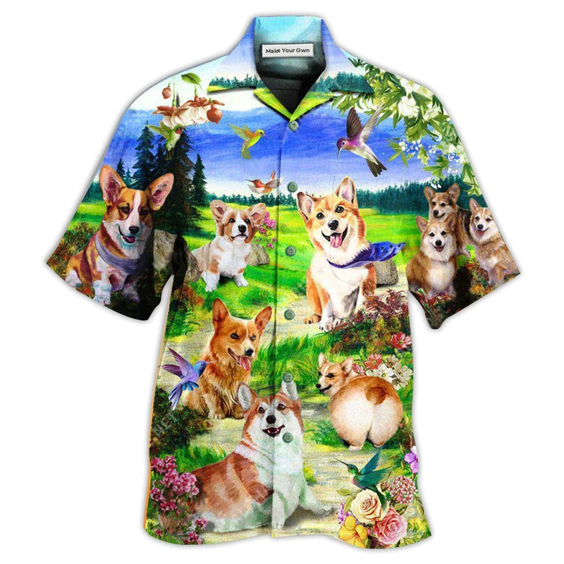 Corgi Life Is Better With A Corgi - Hawaiian Shirt