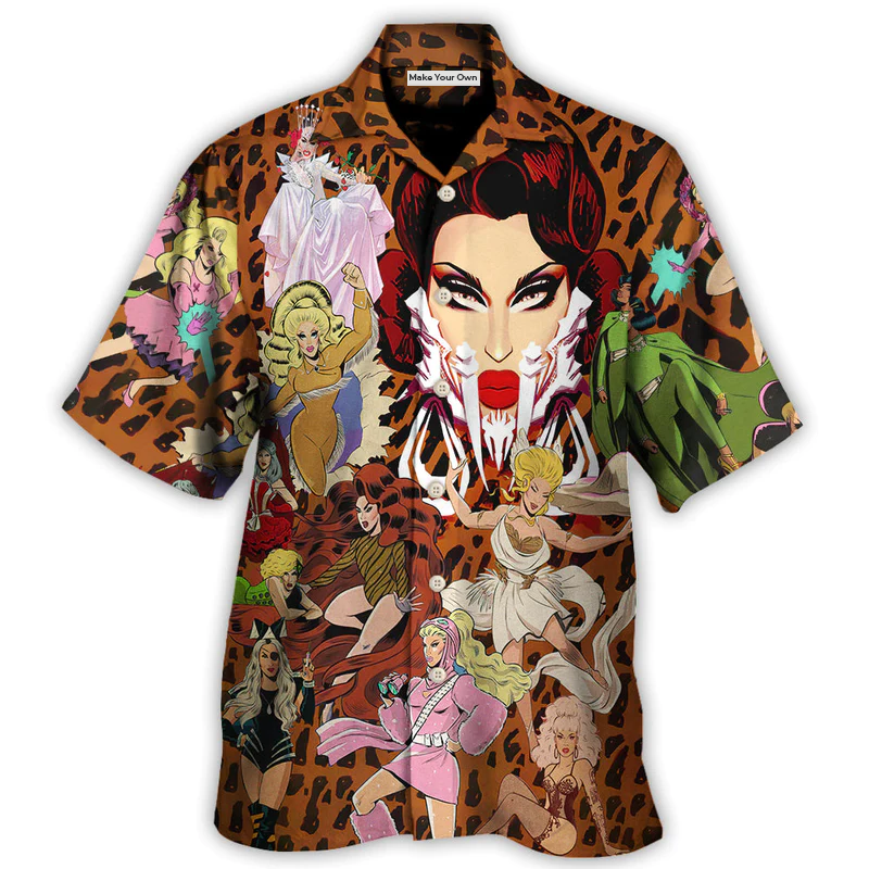 Drag Queen Born To Be Queen - Hawaiian Shirt