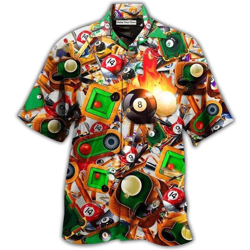 Billiard Make Your Own Luck - Hawaiian Shirt