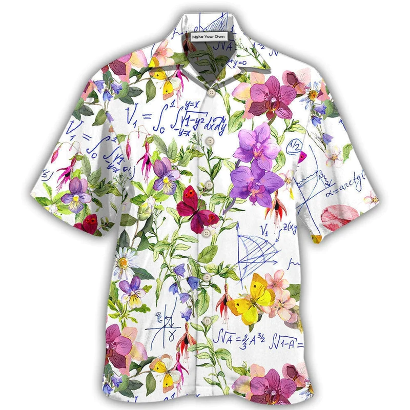 Math Floral Lovely Style - Hawaiian Shirt