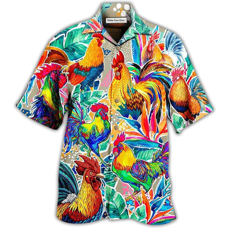 Chicken Stronger - Hawaiian Shirt