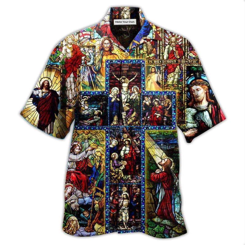 Jesus Faith Over Fear - Hawaiian Shirt
