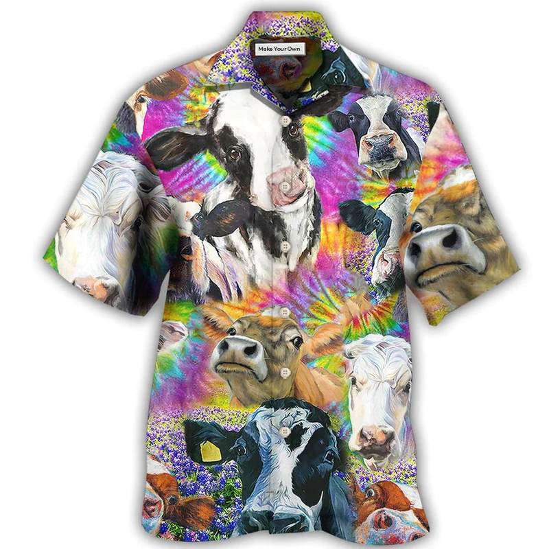 Cow Easily Distracted By Cows - Hawaiian Shirt