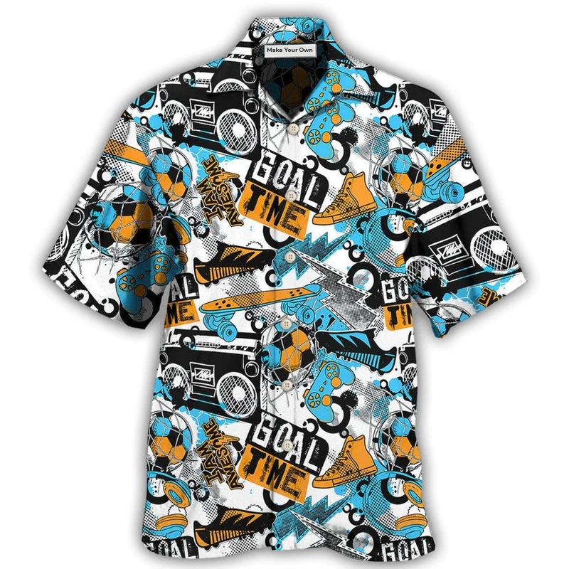 Game Goal Time Passion - Hawaiian Shirt