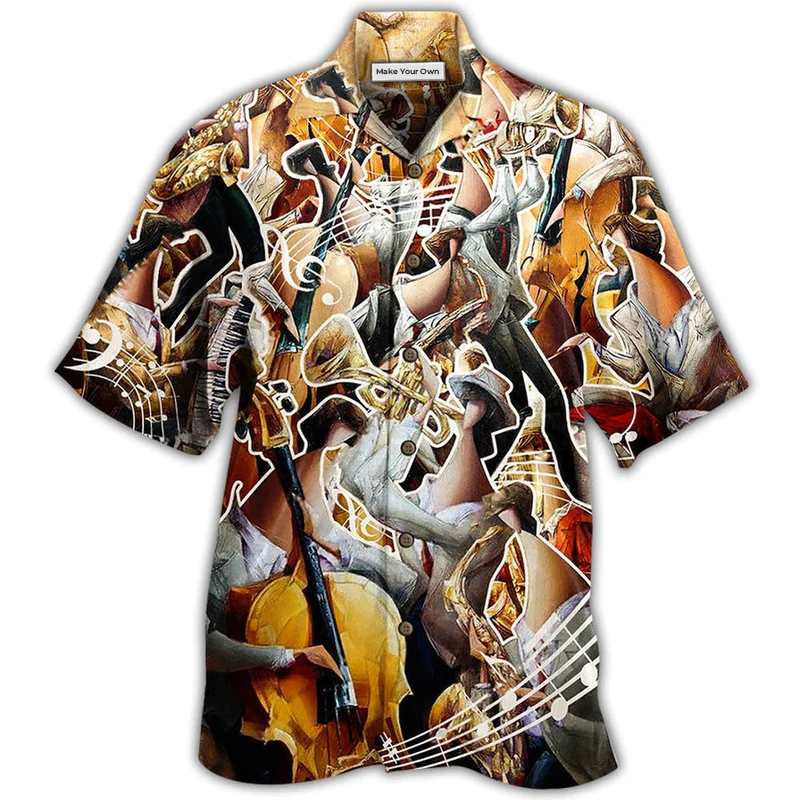 Music Love And Live - Hawaiian Shirt