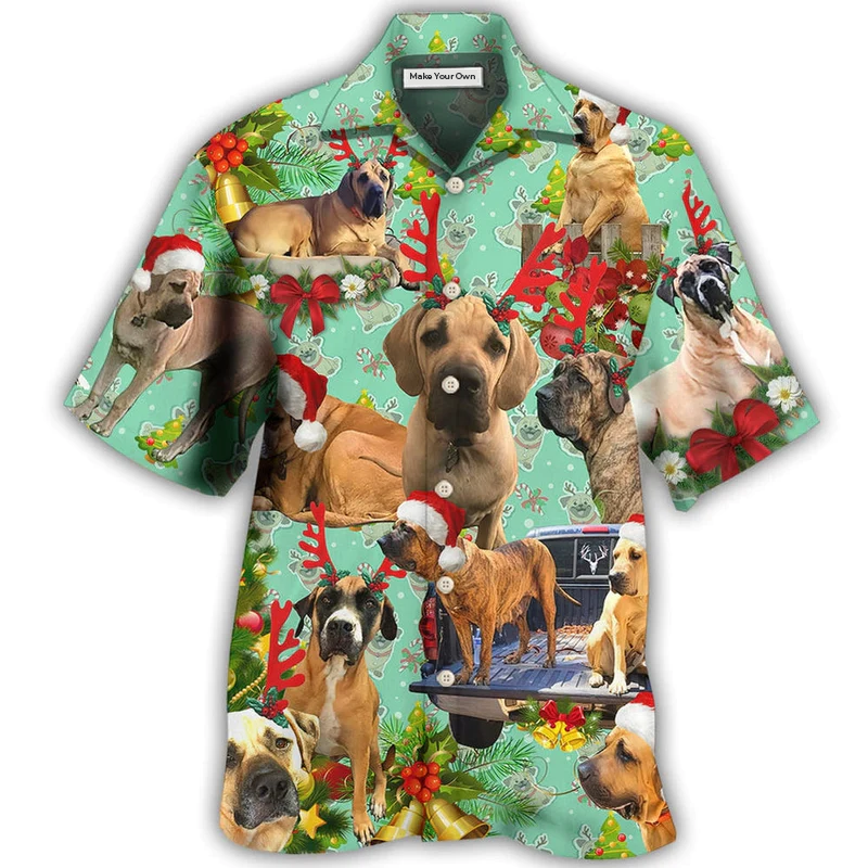 Dog Cute Dogs Merry Christmas - Hawaiian Shirt