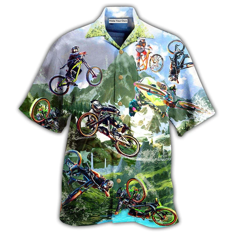 Bike Don't Follow Me You Won't Make It Cool Style - Hawaiian Shirt