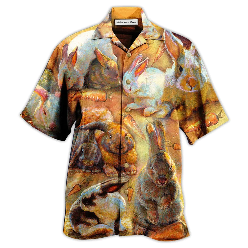 Rabbit Love Vintage - Hawaiian Shirt