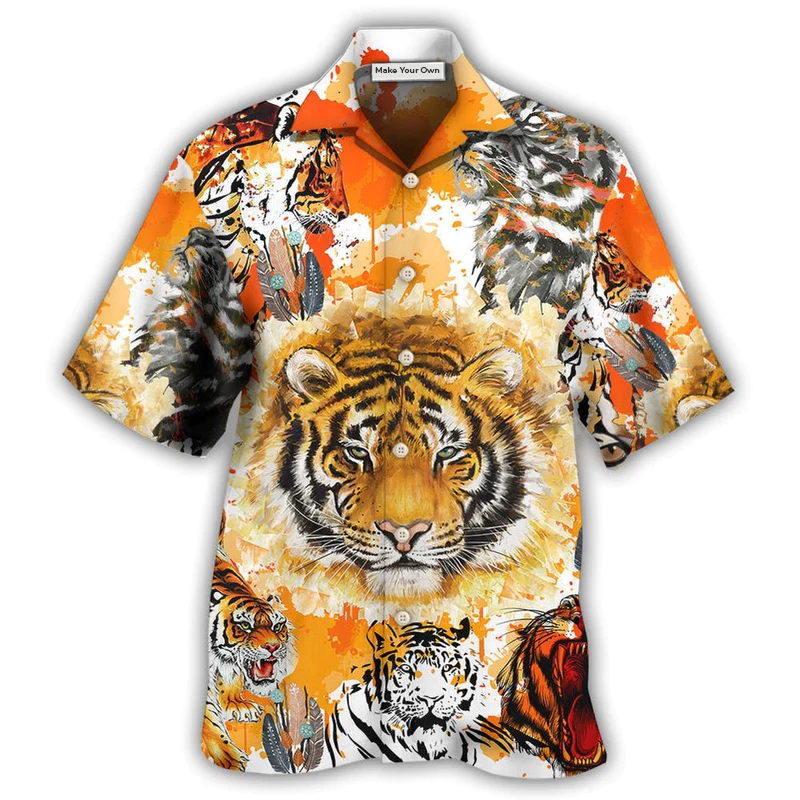 Tiger Colorful Tiger Painting - Hawaiian Shirt