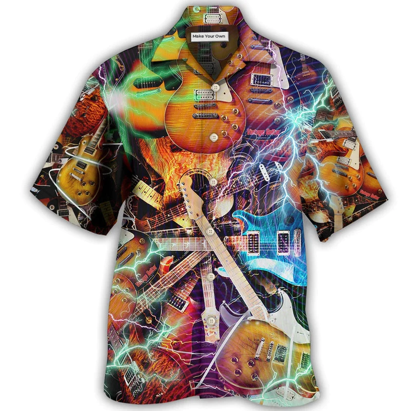 Guitar The World Would Be A Concert - Hawaiian Shirt