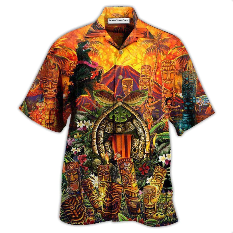 Tiki Wakaka Aloha Funny - Hawaiian Shirt