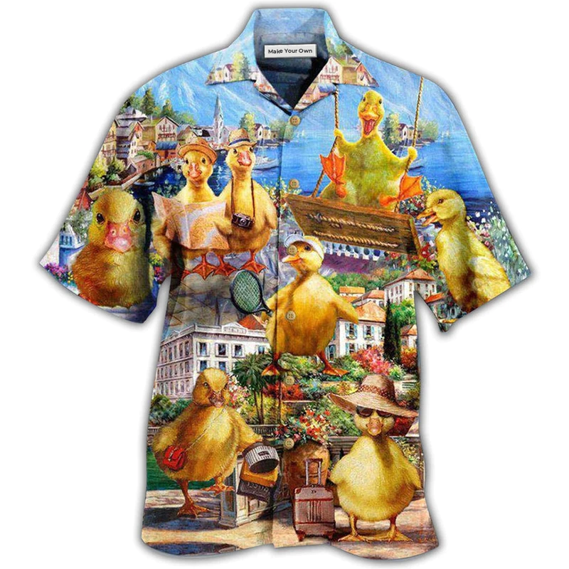 Duck In An Amazing Adventure - Hawaiian Shirt