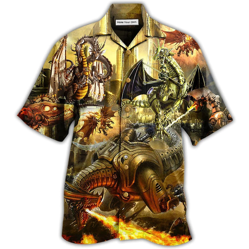 Dragon Metal Love Life Amazing - Hawaiian Shirt