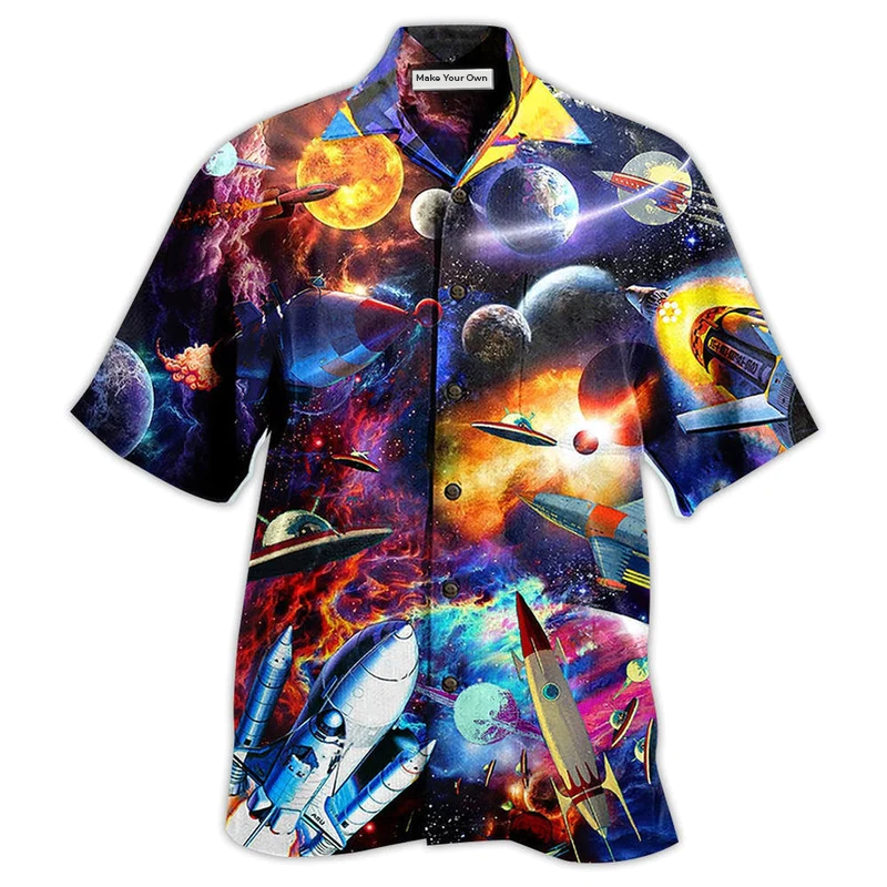 Galaxy War And Peace - Hawaiian Shirt