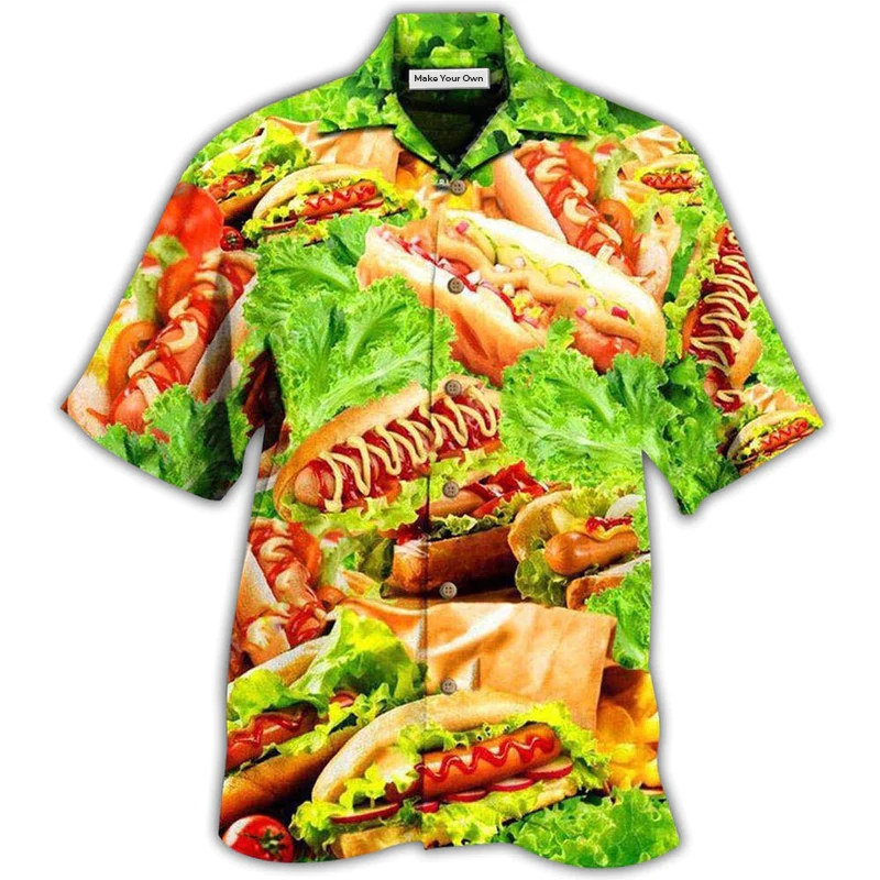 Food It's Not A Party Until The Hot Dog Come Out Salad - Hawaiian Shirt