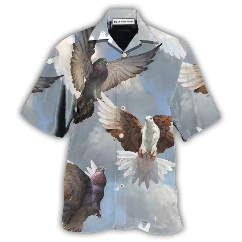Dove Beautiful Dove Fly To Sky - Hawaiian Shirt
