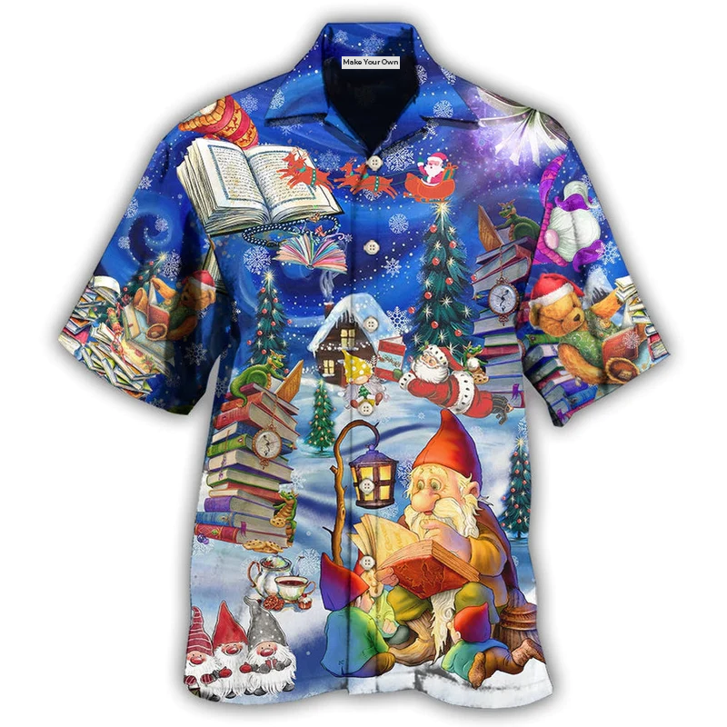 Book Make Me Happy Merry Christmas - Hawaiian Shirt