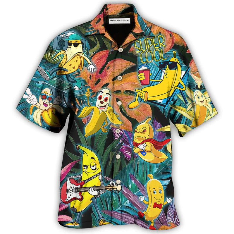 Fruit Banana Funny Style - Hawaiian Shirt