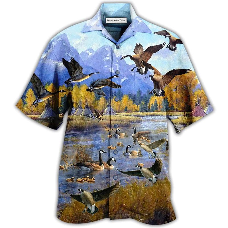 Duck Fly To Hawaii So Much Funny - Hawaiian Shirt