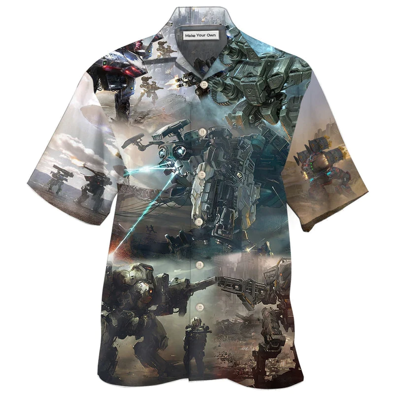 Robot Cool In World - Hawaiian Shirt