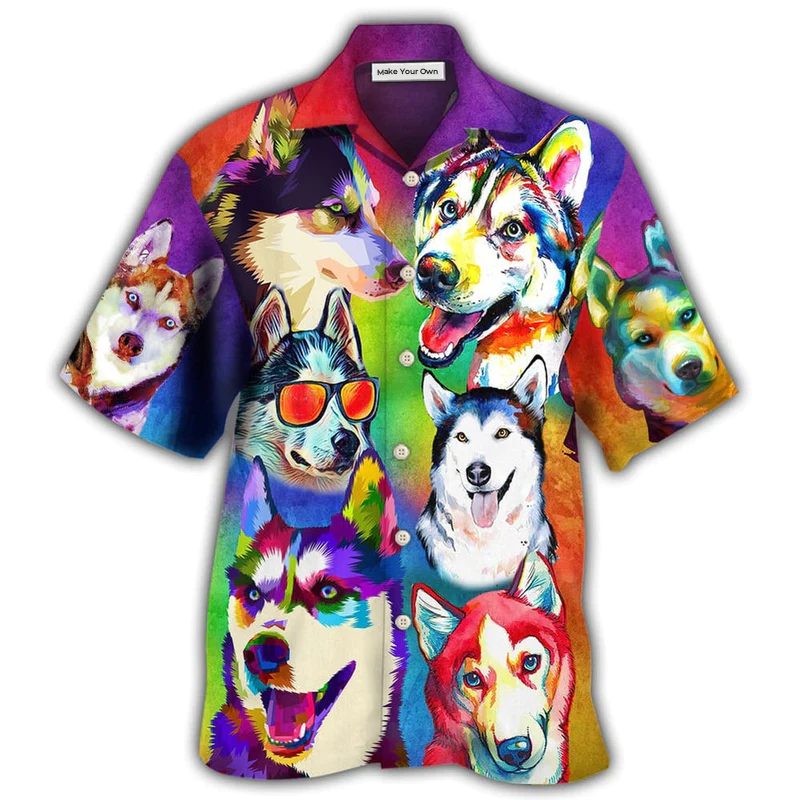 Husky Dog So Cool - Hawaiian Shirt