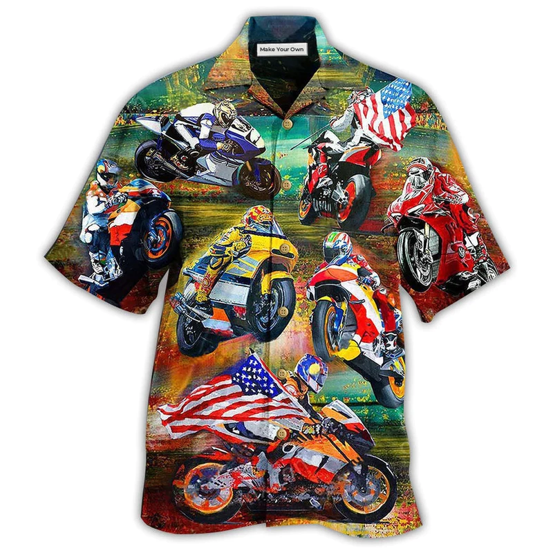 Motorsport Racing America - Hawaiian Shirt