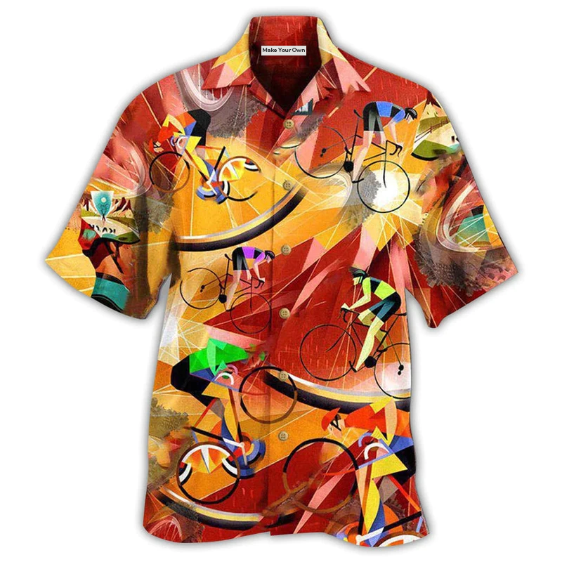 Bike Real Men Don't Need Motorbicycle - Hawaiian Shirt
