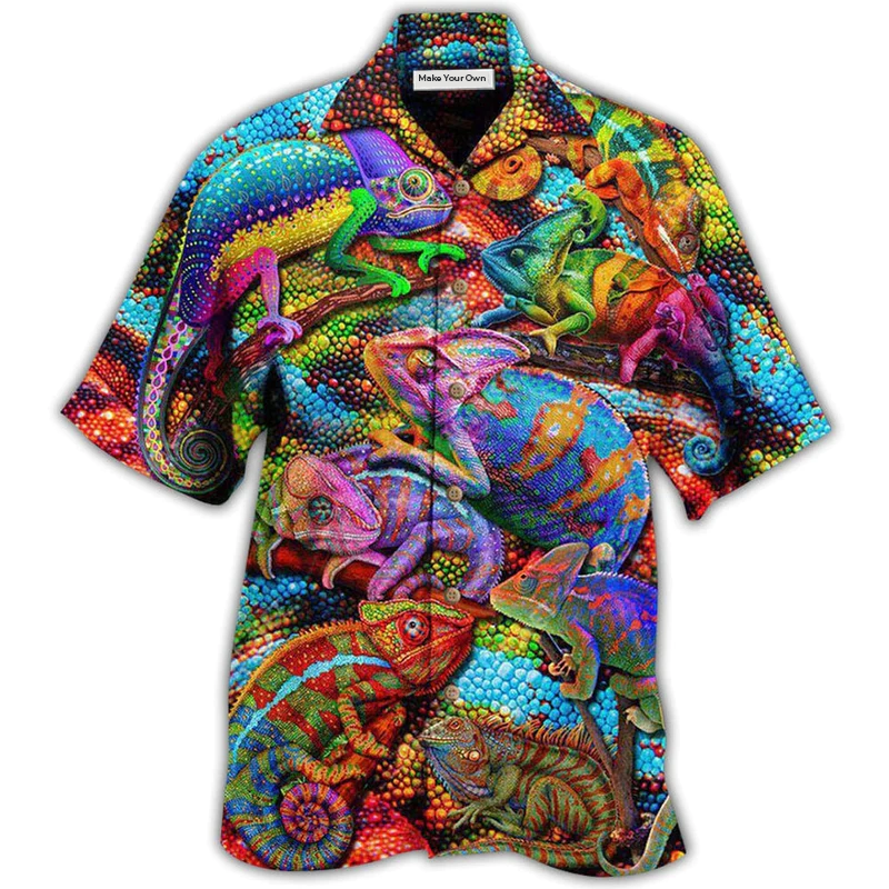 Chameleon Animals My Chameleon Really Looks Up To Me And I Love Style - Hawaiian Shirt