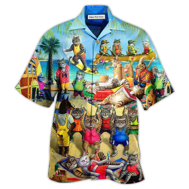 Cat Sky Above Sand - Hawaiian Shirt