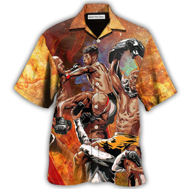 MMA Make Me Strong Sport Love - Hawaiian Shirt