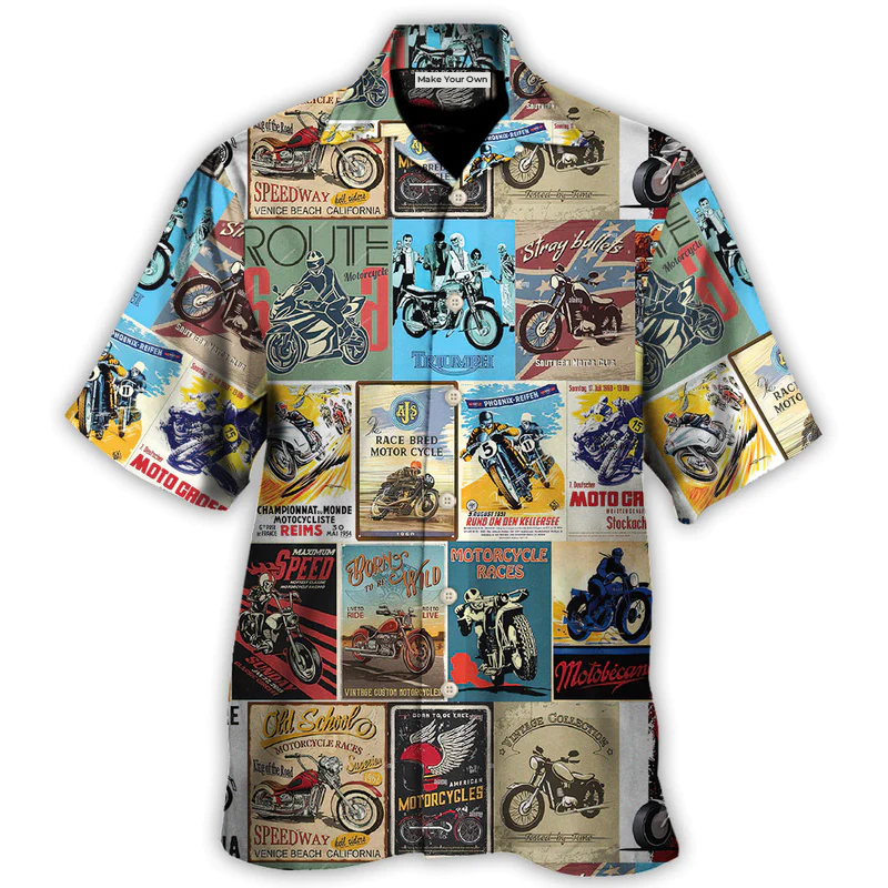 Motorcycle A Long Ride Is The Answer To Your Questions You Will Soon Forget - Hawaiian Shirt - Hawaiian Print