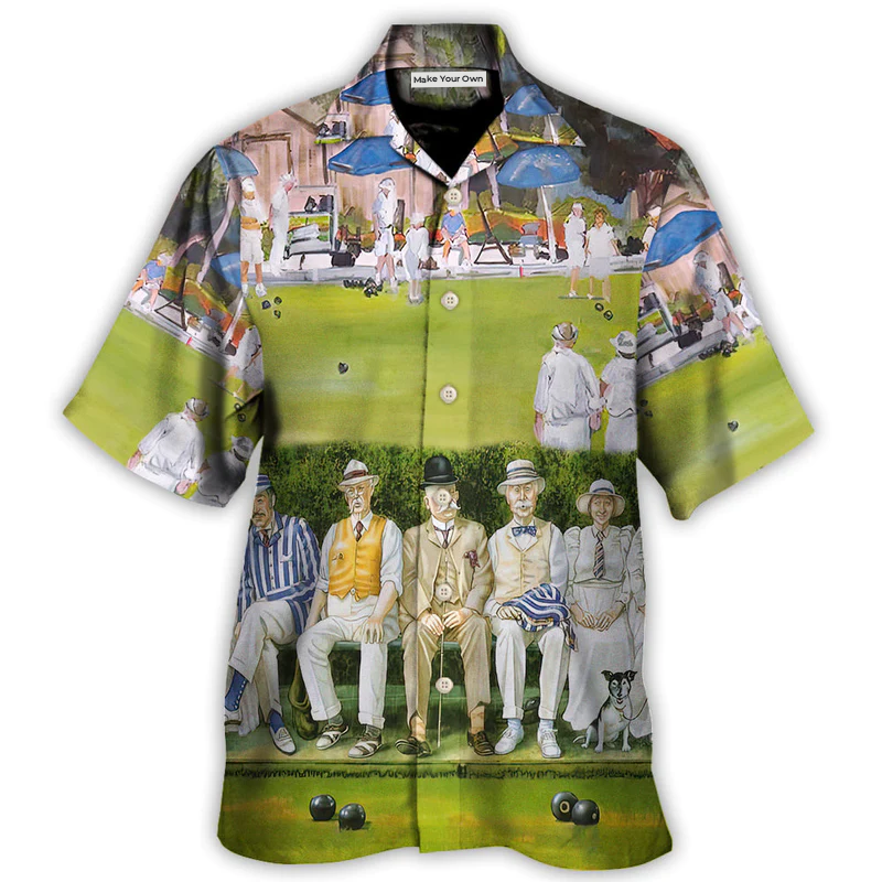 Lawn Bowling This Is My Family - Hawaiian Shirt