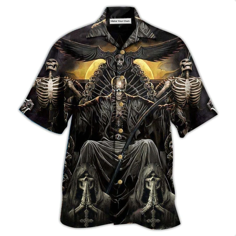 Skull Grim Reaper Dark - Hawaiian Shirt
